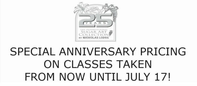 25th Anniversary Sale: 25% off Nicholas Lodge Classes!