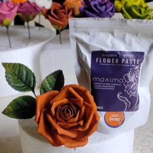 Sugarin Maxima Flower Paste - Light Brown 100gm
