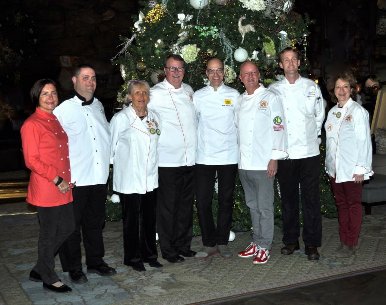 Omni Grove Park Inn National Gingerbread House Competition's 25th Anniversary Judging Team.